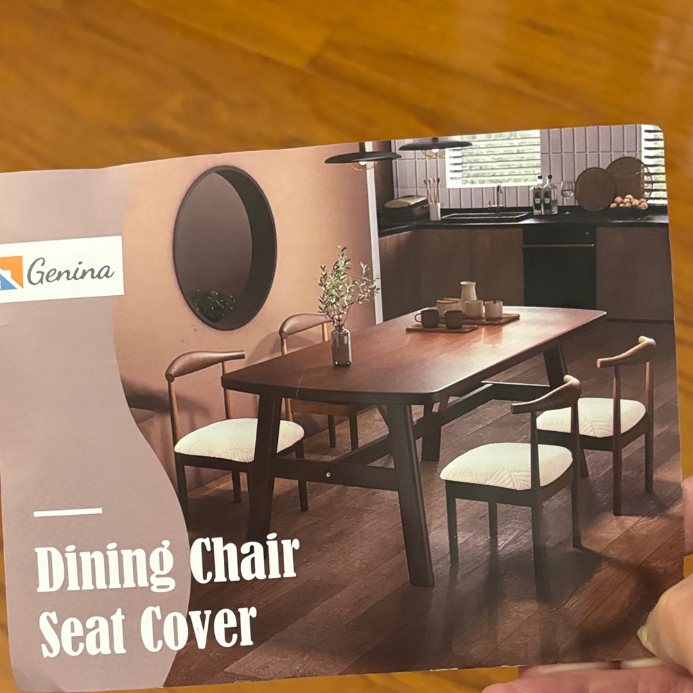 Gemini Waterproof Brown Chair Seat Covers/Barstool Covers
